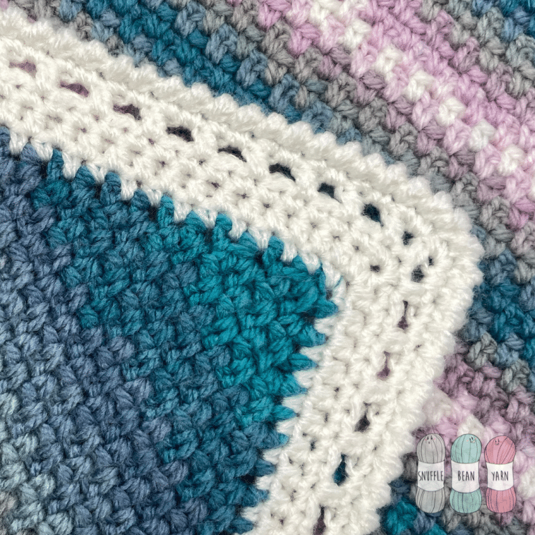 Easy Crochet Peephole Border – Perfect for Baby Blankets!