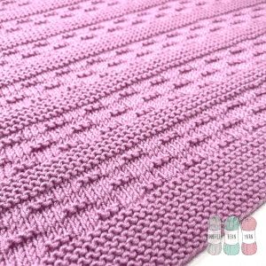 How to Knit the “Taylor” Baby Blanket [Free Video Tutorial & Written Pattern!]